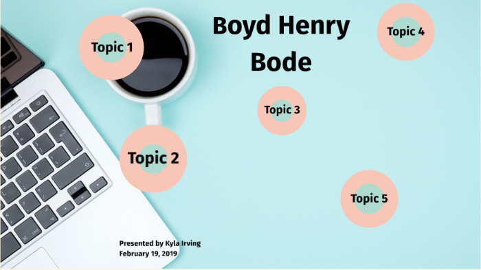 Boyd Henry Bode